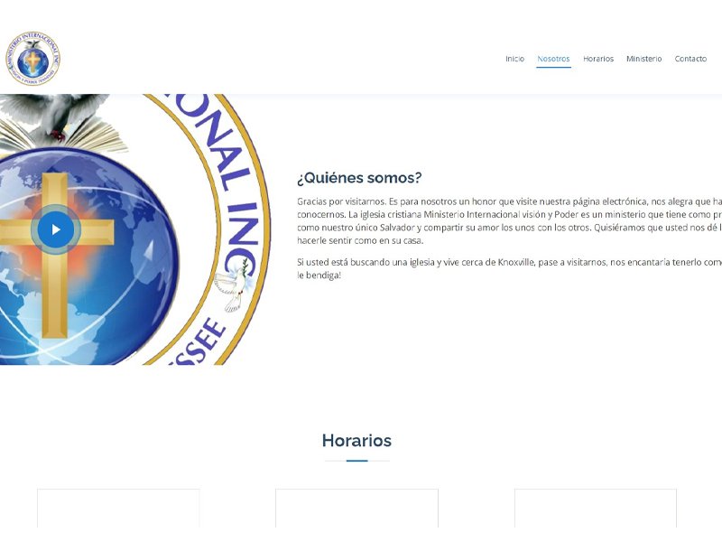 Pagina Web ministeriointernacionalvisionypoder.com